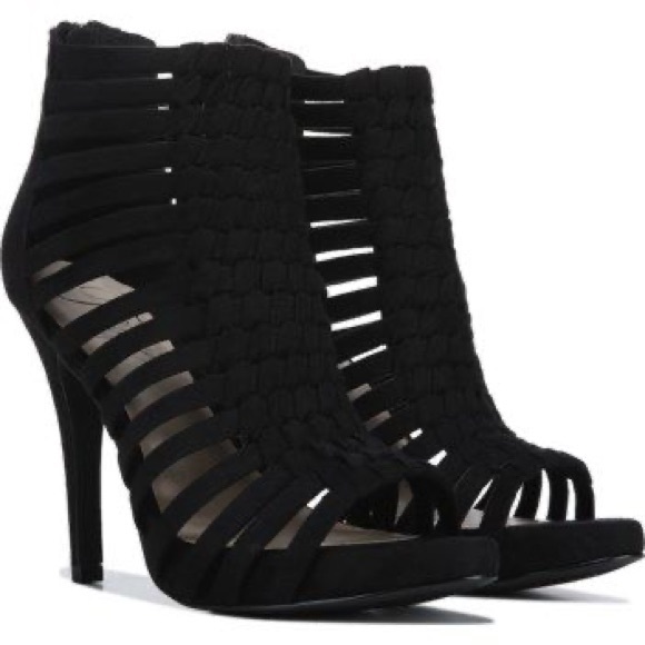 Fergie Tilde Black Heel Sandal, 8,5